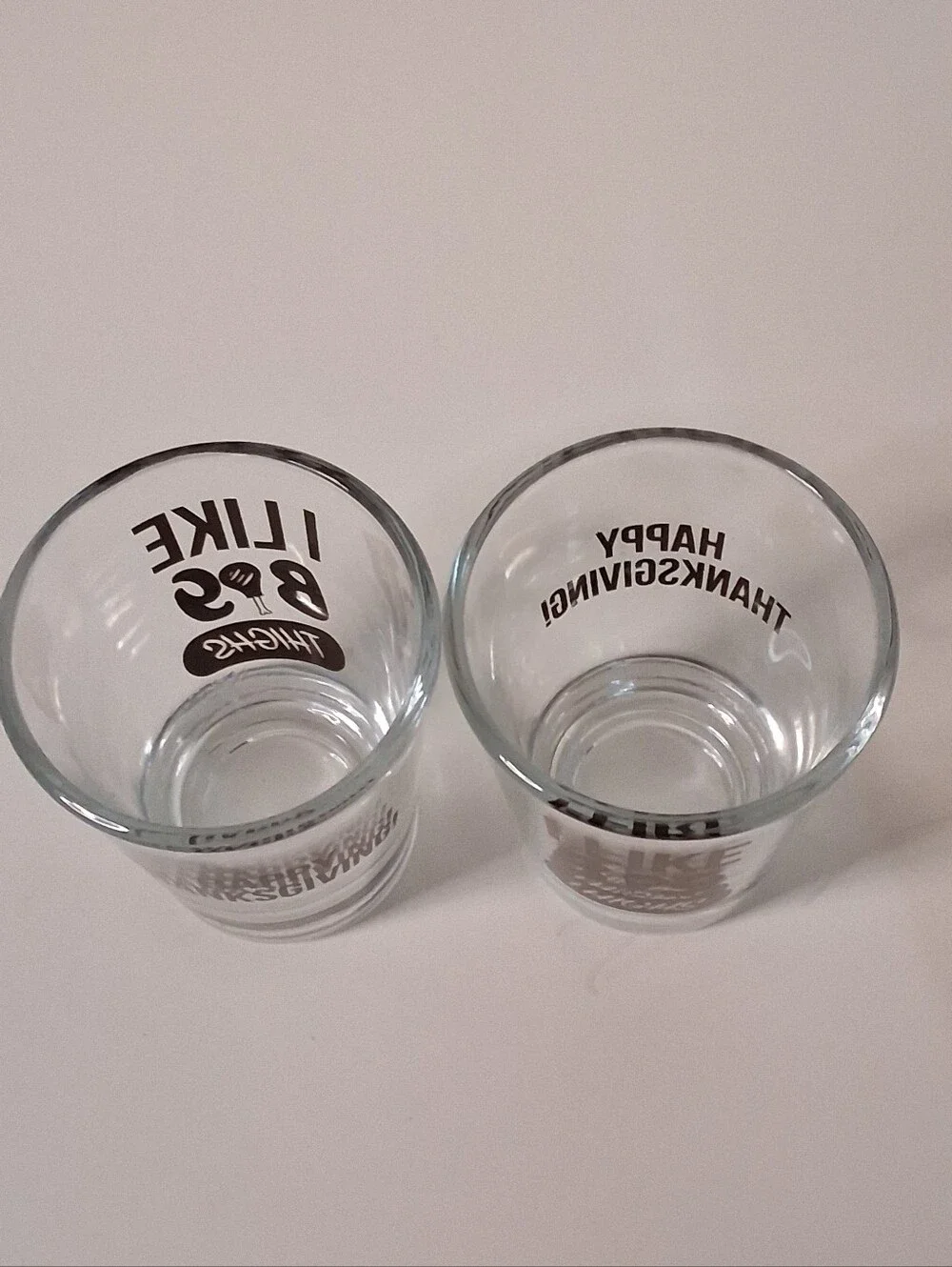 NWT Thanksgiving “I Like Big Thighs” Shot Glass | Set of 12 | Party Glasses